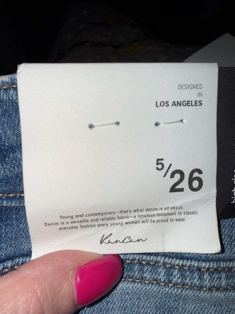 KanCan Ripped Skinny Jeans in Faded Blue - Picture 5 of 8